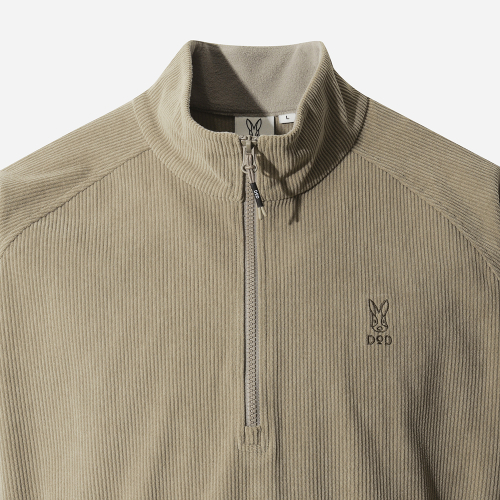 Анорак Grainfield Corduroy Half Zip (DARK BEIGE)