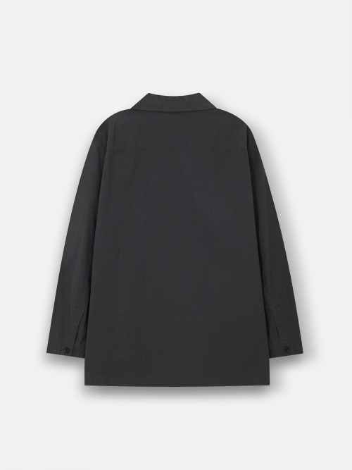 Легкая хлопковая куртка-рубашка (Khaki Grey)
