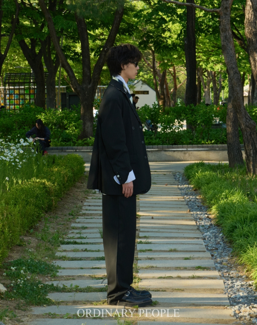 Re: Athletic Classic Stripe Jacket [Black]