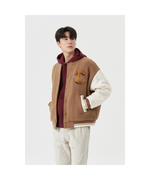 Fleece Varsity Jacket G4UAW25801BEX