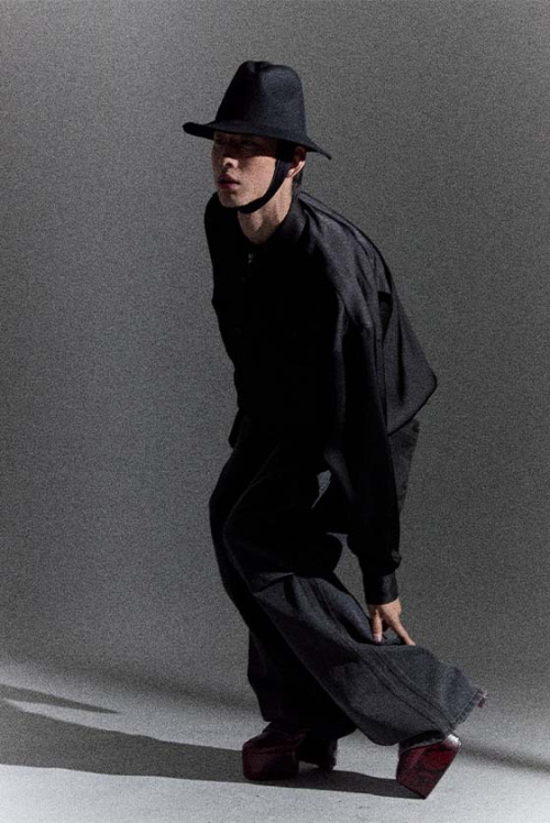 Re : Satin Motion Shirt [BLACK]