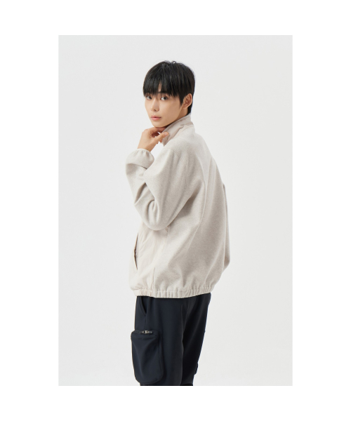 Fleece Hybrid Half Zip Jumper G4UAW25811BEX