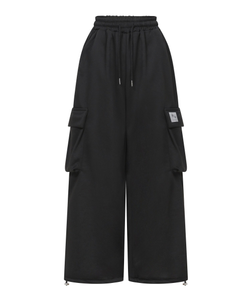 LARGIO CARGO WIDE SWEAT PANTS (3Color)