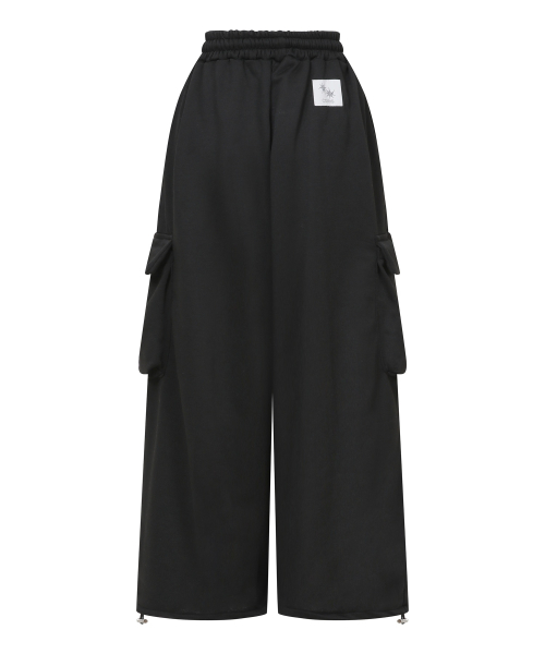 LARGIO CARGO WIDE SWEAT PANTS (3Color)