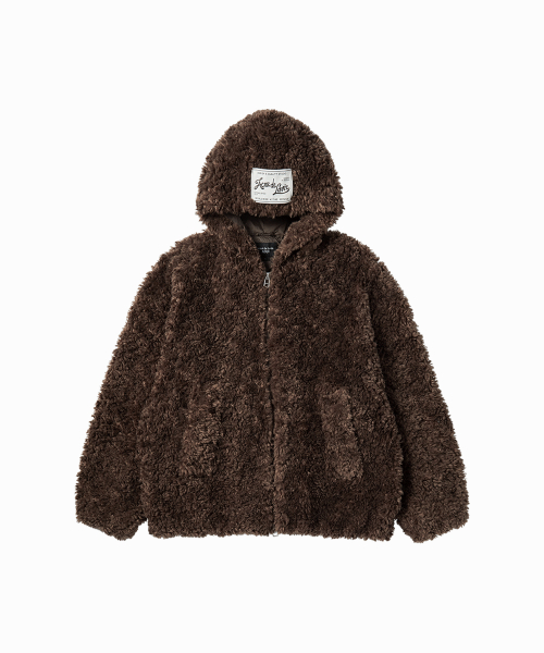 TEDDY HOOD JUMPER (2COLOR)