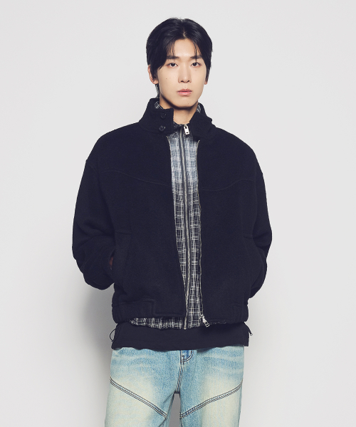 HARRINGTON WOOL JACKET (3COLOR)