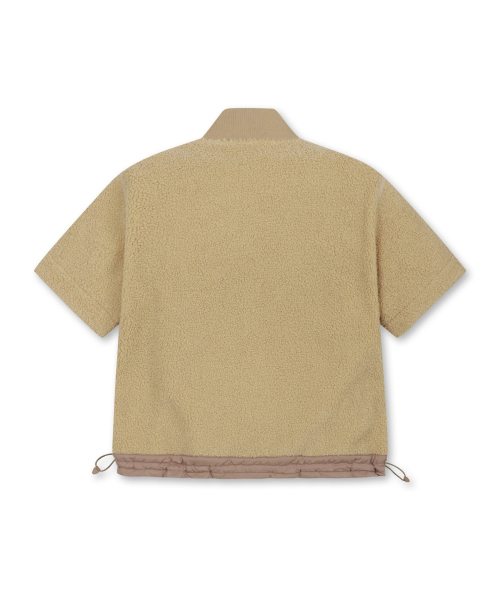 (W) Short Sleeve Fleece Jacket G5UAW25801BEX