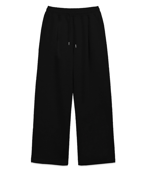 RÖFF TYPE PLAY DOT SYMBOL ONE TUCK WIDE SWEAT PANTS (2color)
