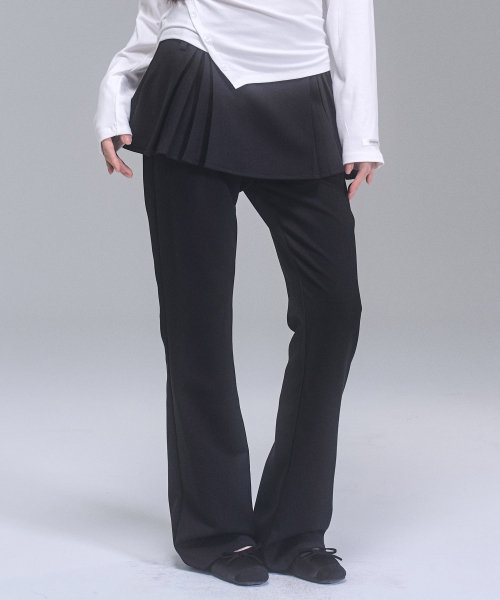 Dallin Layered Bootcut Брюки [Black]