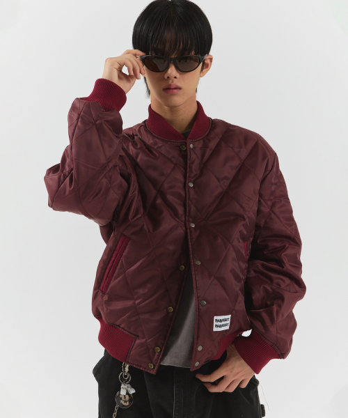 Reversible Baseball Куртка (Wine)