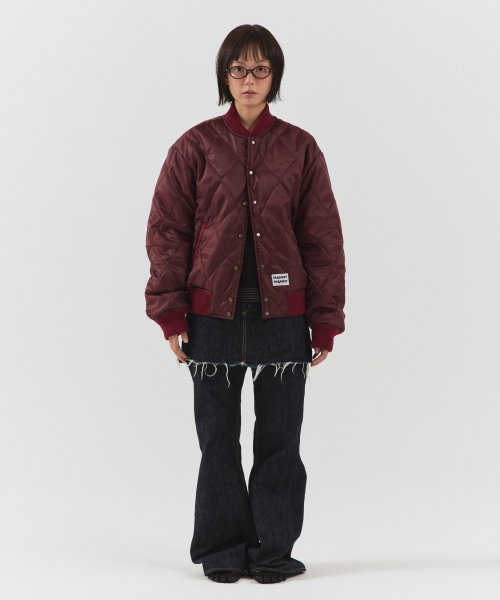 Reversible Baseball Куртка (Wine)
