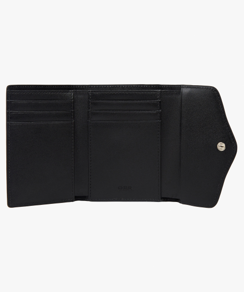 Lina trifold wallet - Чёрный