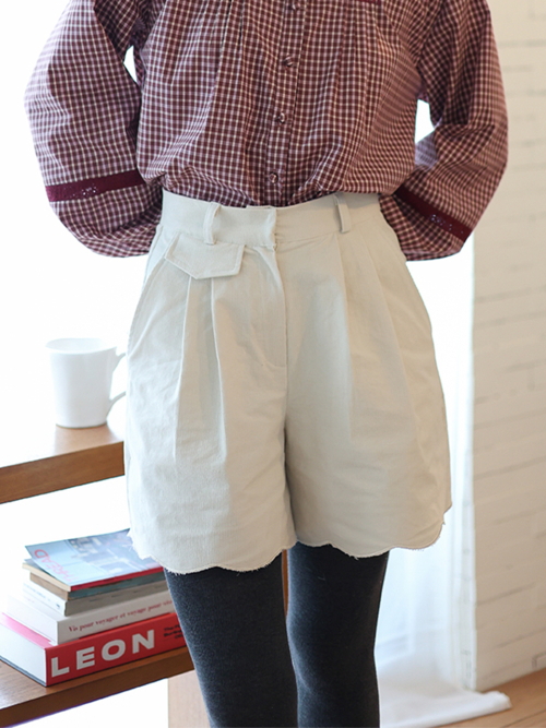 Tulip Corduroy Pants_cream