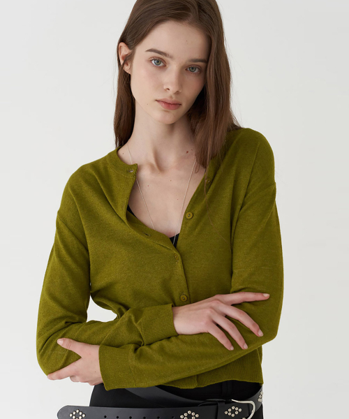 Кардиган Fresh Green Button-Up_green