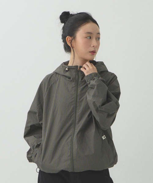 Stitch Check Hooded куртка (Olive)