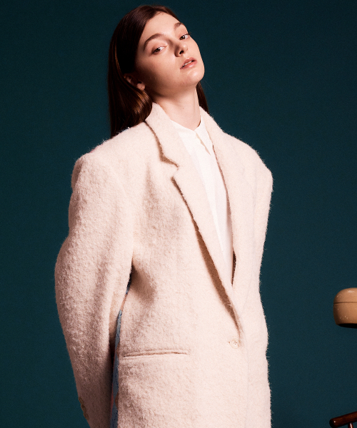 Blend Fur Drop-Shoulder Блейзер