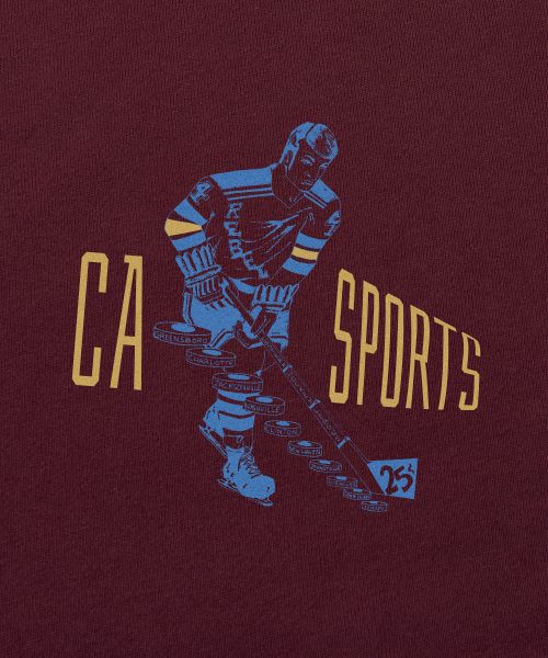 Худи NO.271 CA Sports 82 (Burgundy)
