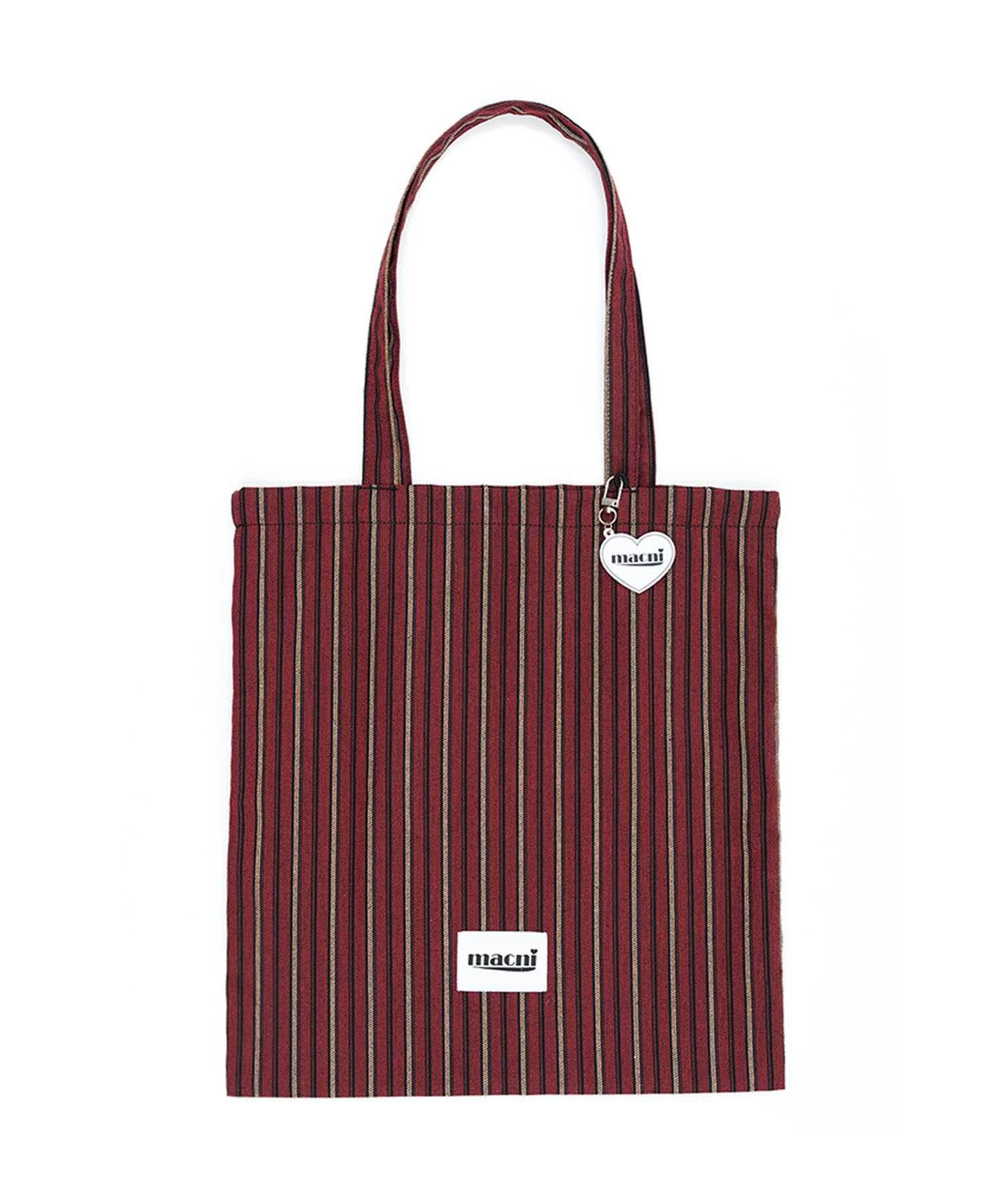 HEART STRIPE ECO BAG Красный