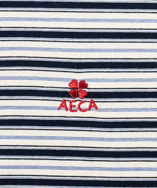 STRIPE LONG SLEEVE-IVORY