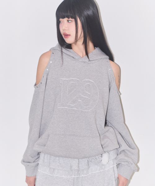 Оверсайз худи 129 Cutout Melange