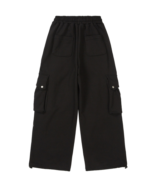 Спортивные штаны карго с заклепками Black