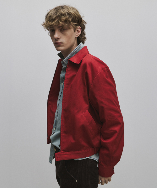 хлопок TWILL BLOUSON куртка Красный