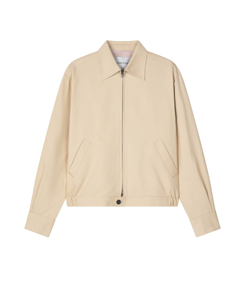 хлопок TWILL BLOUSON куртка Бежевый