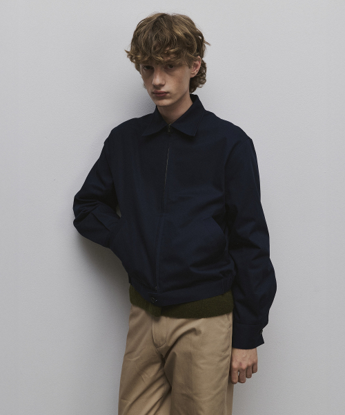 хлопок TWILL BLOUSON куртка Тёмно-синий