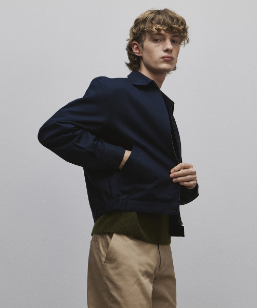 хлопок TWILL BLOUSON куртка Тёмно-синий