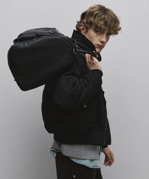 PADDED укороченный BOMBER куртка Чёрный