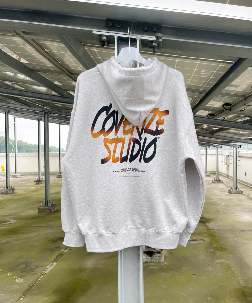 Худи с логотипом COVERIZE STUDIO (L/GRAY)