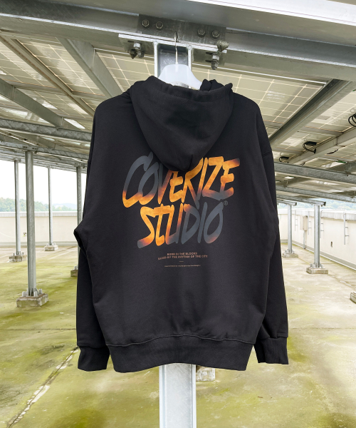 Худи с логотипом COVERIZE STUDIO (BLACK)