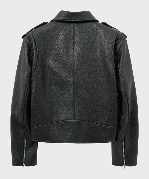 Кожаная куртка-косуха Goat Shrunken (Black)