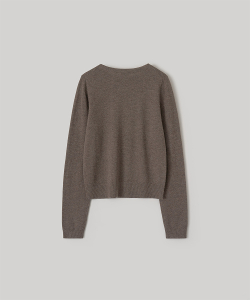w. Libre шерсть Basqueshirt (Heather brown)
