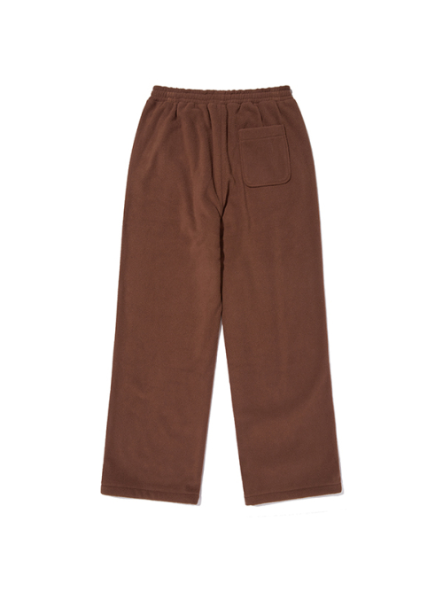 Флисовые широкие брюки [Brown]
