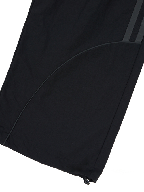 Широкие нейлоновые брюки Reflect (Black)