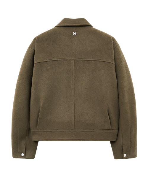 RAGLAN шерсть BLOUSON (MOCHA)
