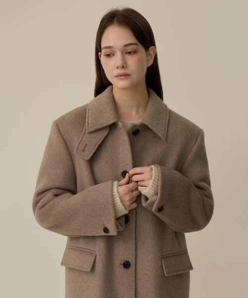 Shelter шерсть Tailored Coat_2Color