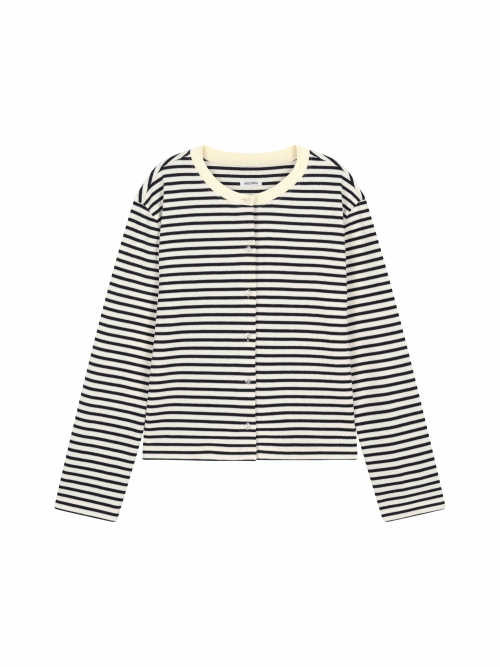 Полосатый кардиган Autumn Line [Black]
