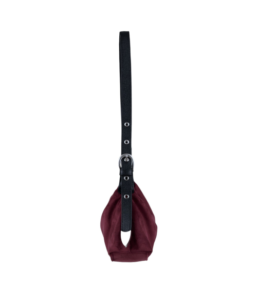 Velvet Pierce Tail Shoulder Bag [Wine]