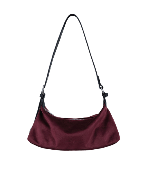 Velvet Pierce Tail Shoulder Bag [Wine]