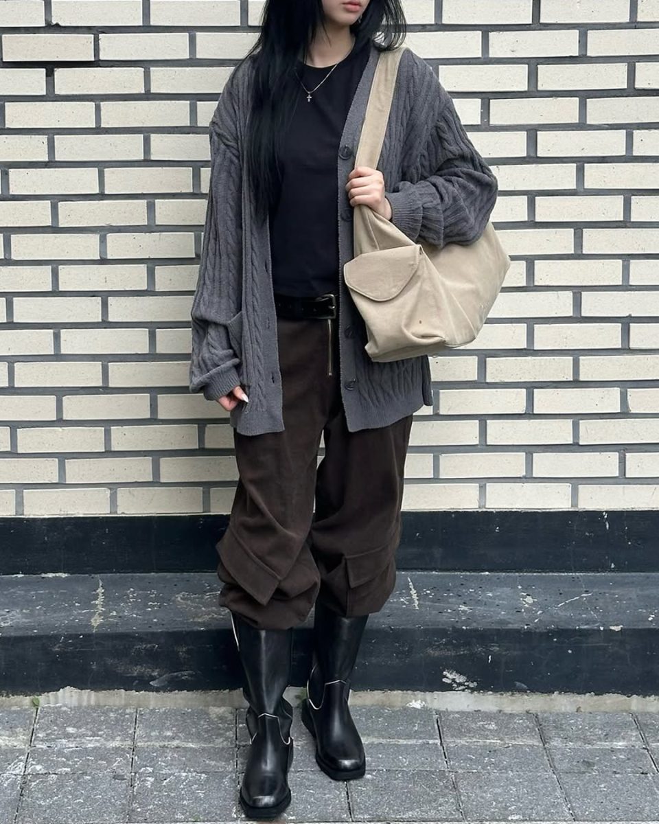 DEINET PEACH COTTON BUCKLE BAG