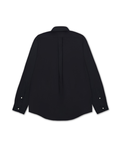 Custom Fit Stretch Poplin Рубашка - Black