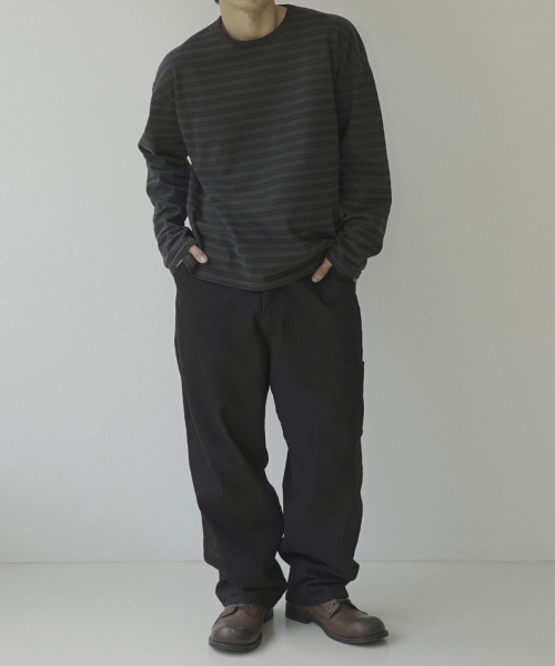 HEYWOOD B&B STRIPE LONG SLEEVE T #1