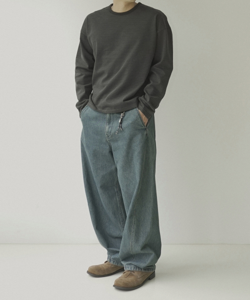 BOGS MIX STRIPE LONG SLEEVE T #1