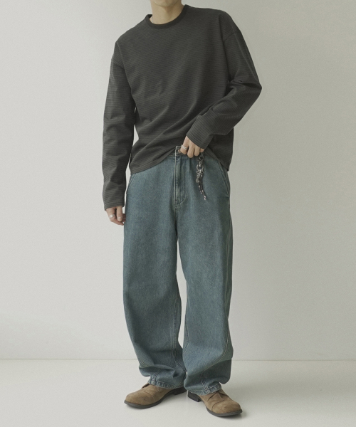 BOGS MIX STRIPE LONG SLEEVE T #1