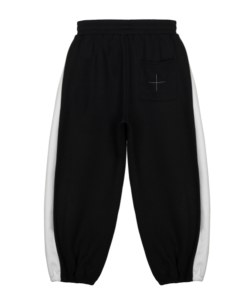 Essential Balloon Wide Sweat Брюки (разрезные White)