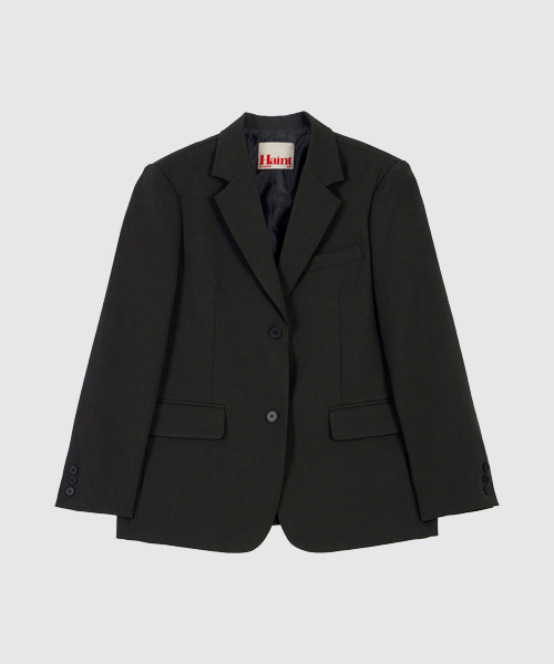 BENIE TAILORED JACKET_CHARCOAL