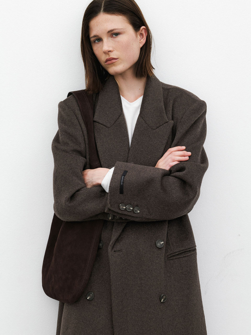 CASHMERE OVERFIT HANDMADE DOUBLE COAT(CT-1457)