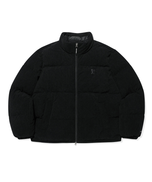 Вельветовый пуховик Black